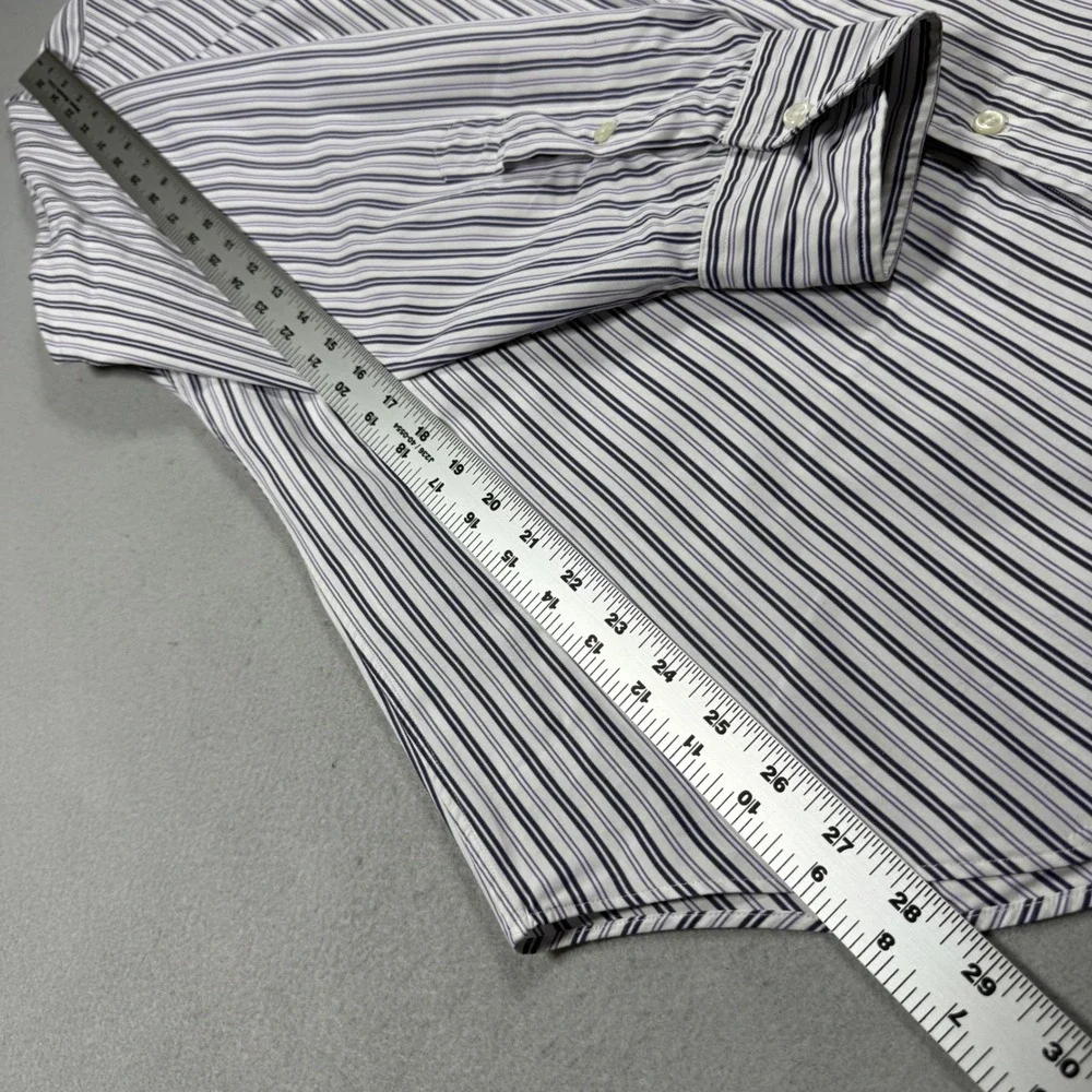 Polo Ralph Lauren Regent Classic Fit Striped Button Down Shirt Mens 16.5 32/33